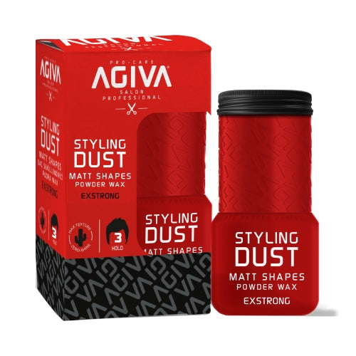 Agiva Styling Dust Powder Wax 03 RED Exstrong 20mL