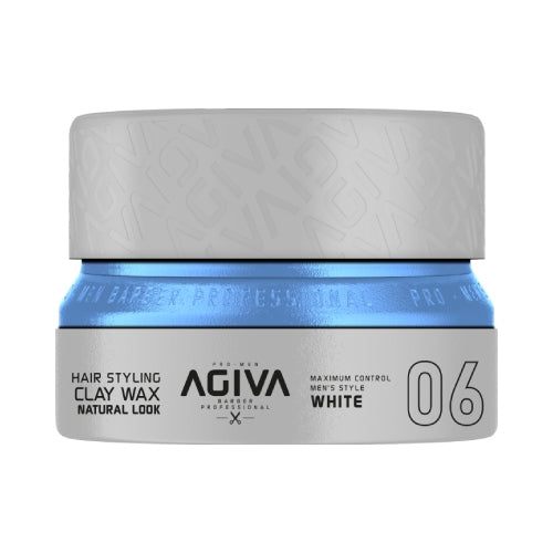 Agiva Hair Wax 06 WHITE Clay Wax Natural Look 155mL