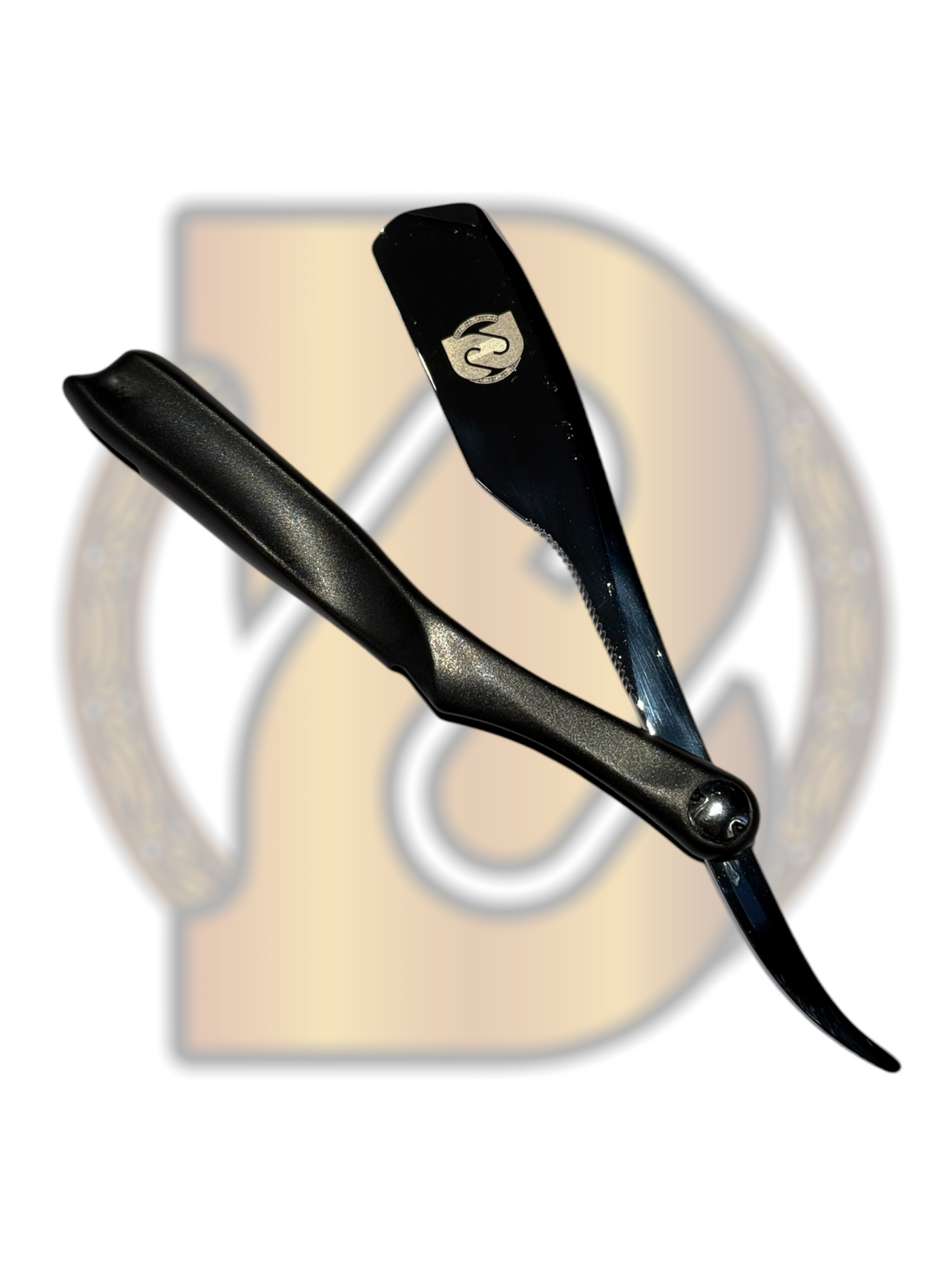 HAIR BENDERS BLACK STRAIGHT RAZOR FOR DISPOSABLE BLADES