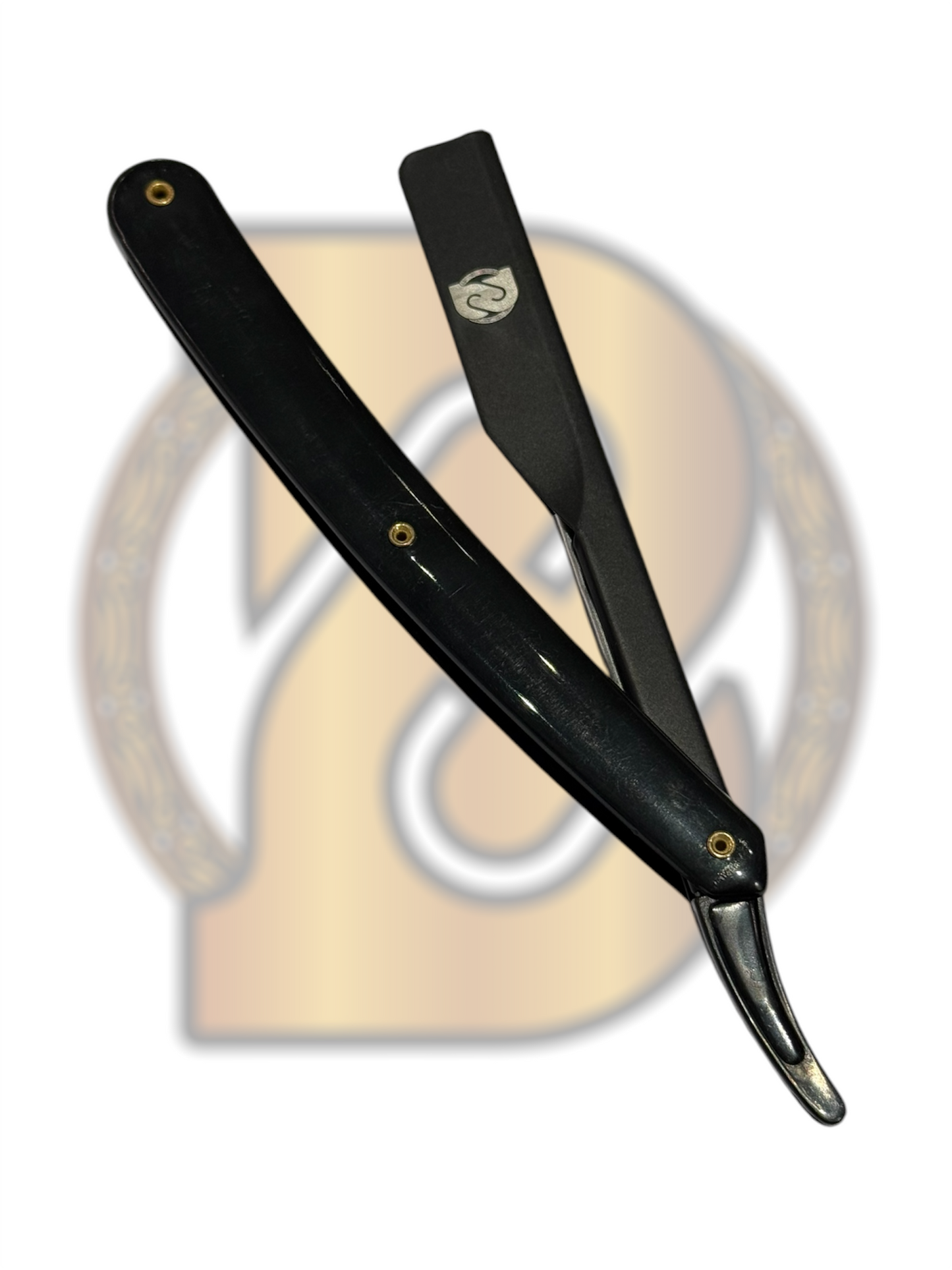 HAIR BENDERS BLACK STRAIGHT RAZOR