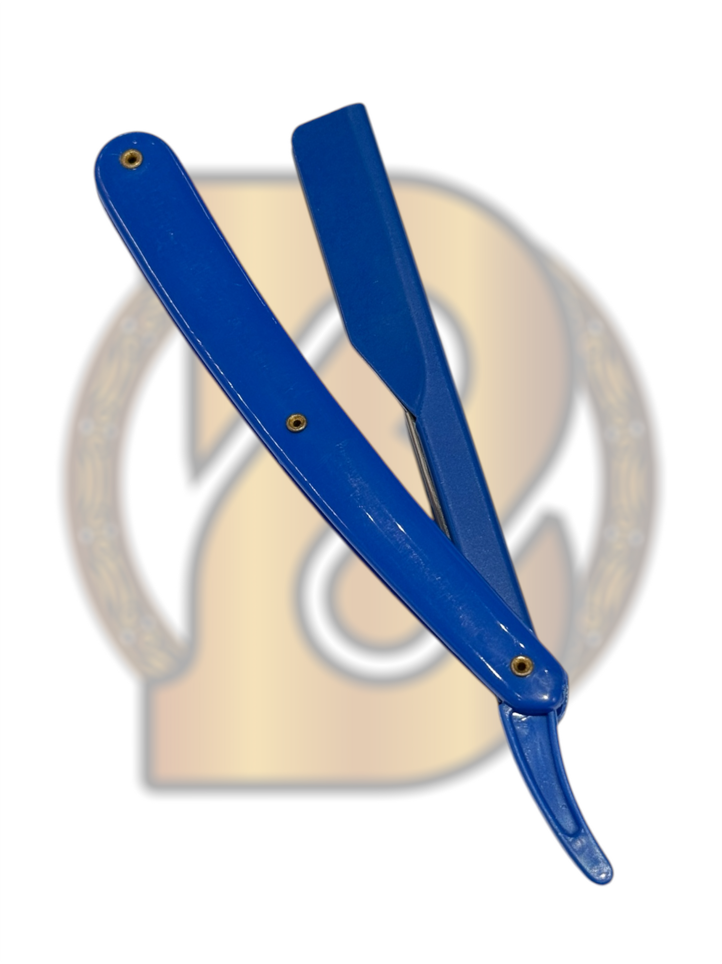 HAIR BENDERS BLUE STRAIGHT RAZOR