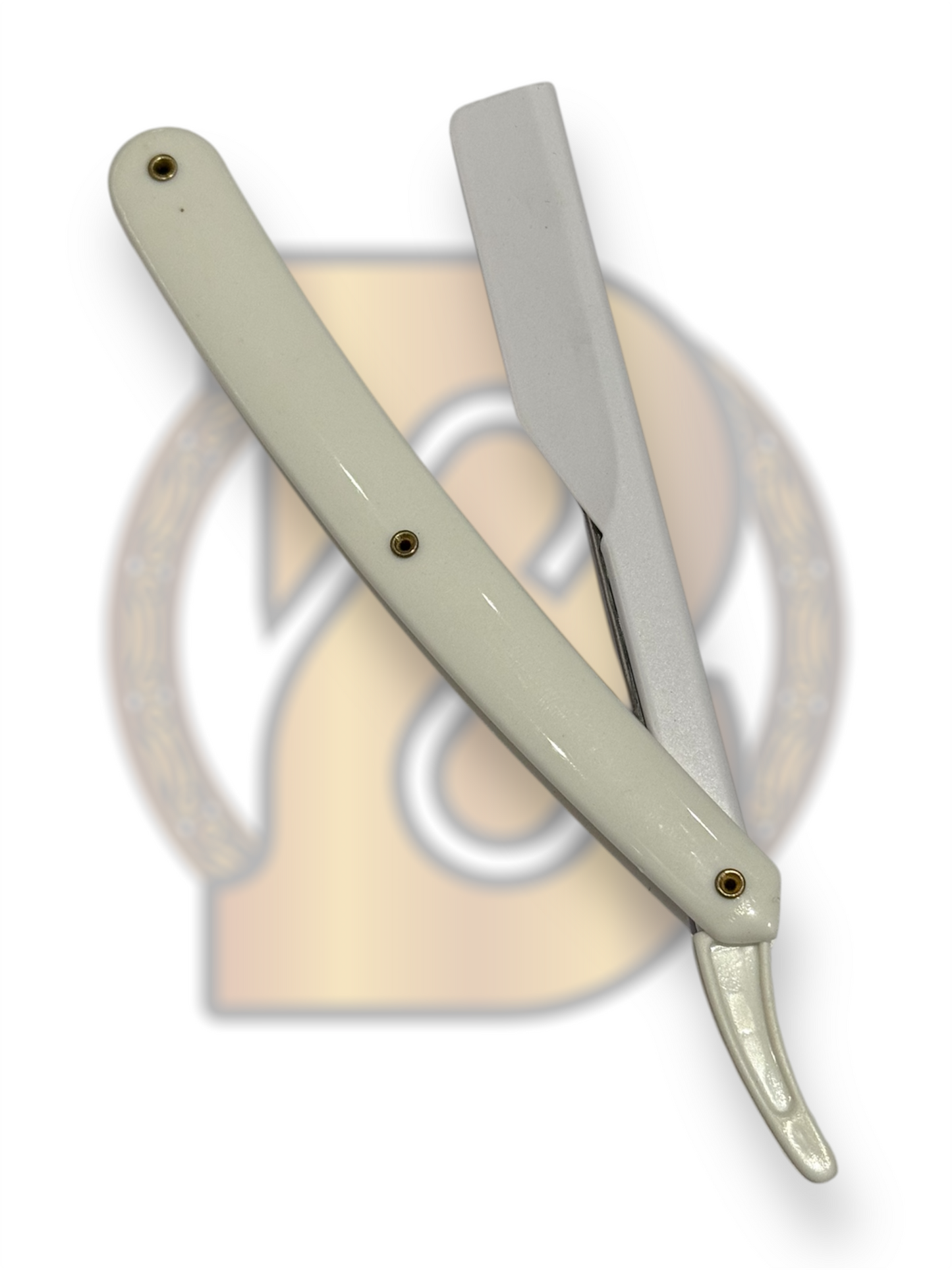 MODERN WHITE STRAIGHT RAZOR