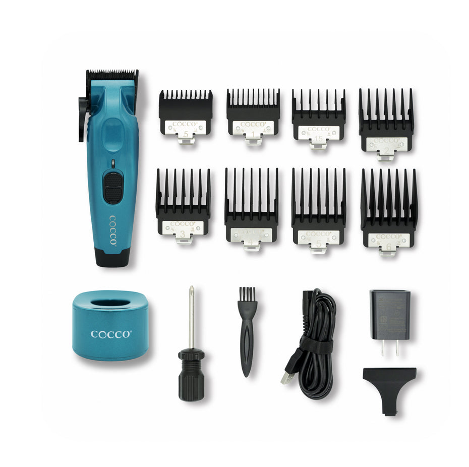 Cocco Razor Cocco Hyper Veloce Pro Clipper (Dark Teal) – Barbers Factory