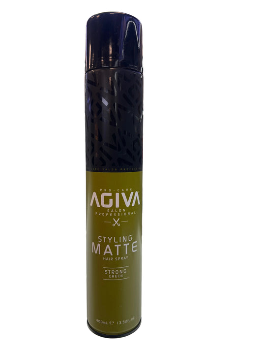 Agiva STYLING
MATTE
HAIR SPRAY
STRONG
GREEN