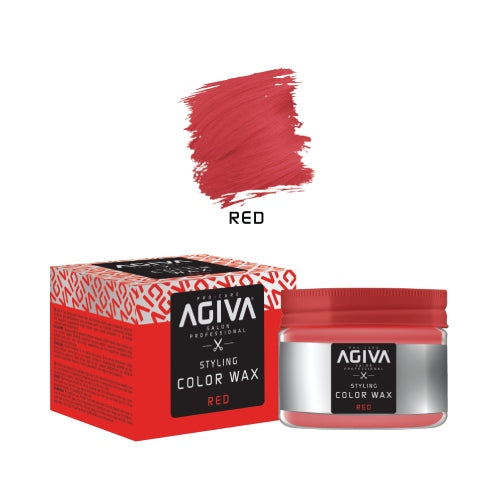 Agiva Styling Hair Color Wax Red 120G