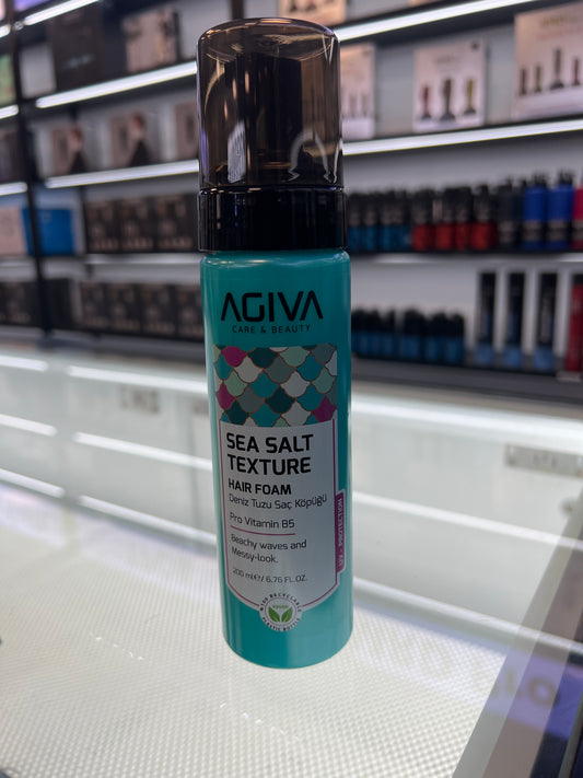 Sea salt texture hair foam