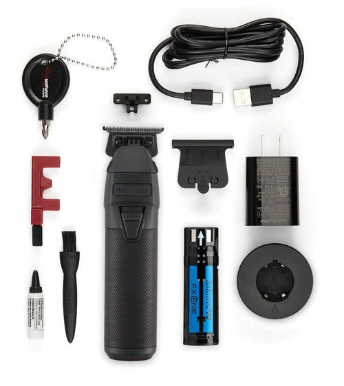 BABYLISS PRO BLACK FX ONE ALL-METAL INTERCHANGEABLE-BATTERY CORDLESS TRIMMER