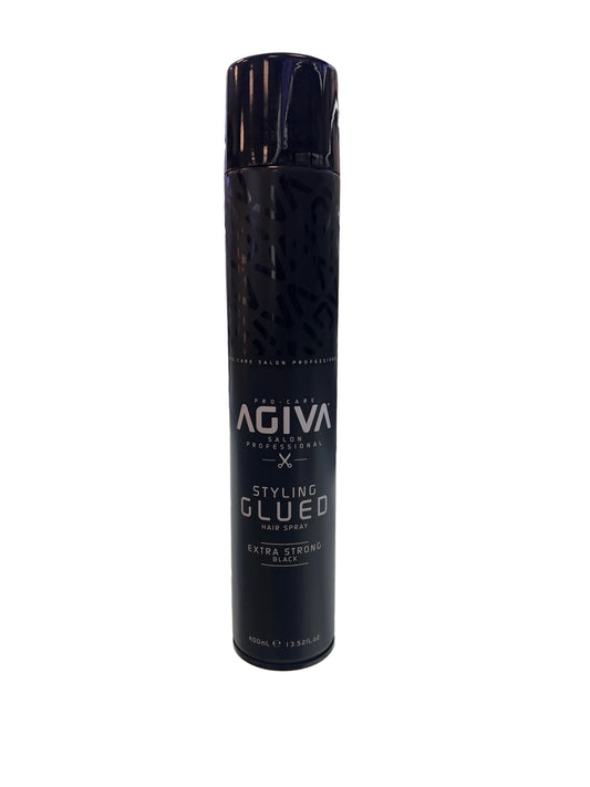 Agiva STYLING
GLUED
HAIR SPRAY
EXTRA SCRONG
400ml