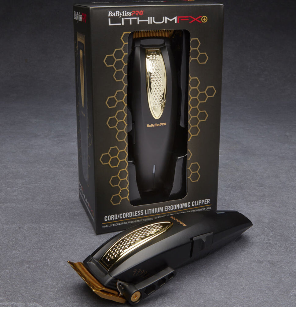 BABYLISSPRO® LITHIUMFX CORD/CORDLESS LITHIUM ERGONOMIC CLIPPER