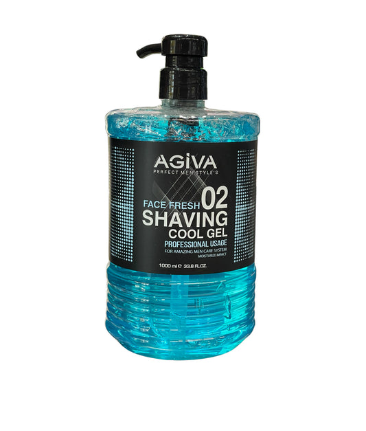 Agiva face fresh 02 shaving cool gel 1000ML