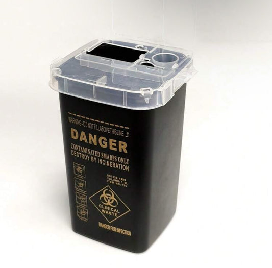 Razor disposal container